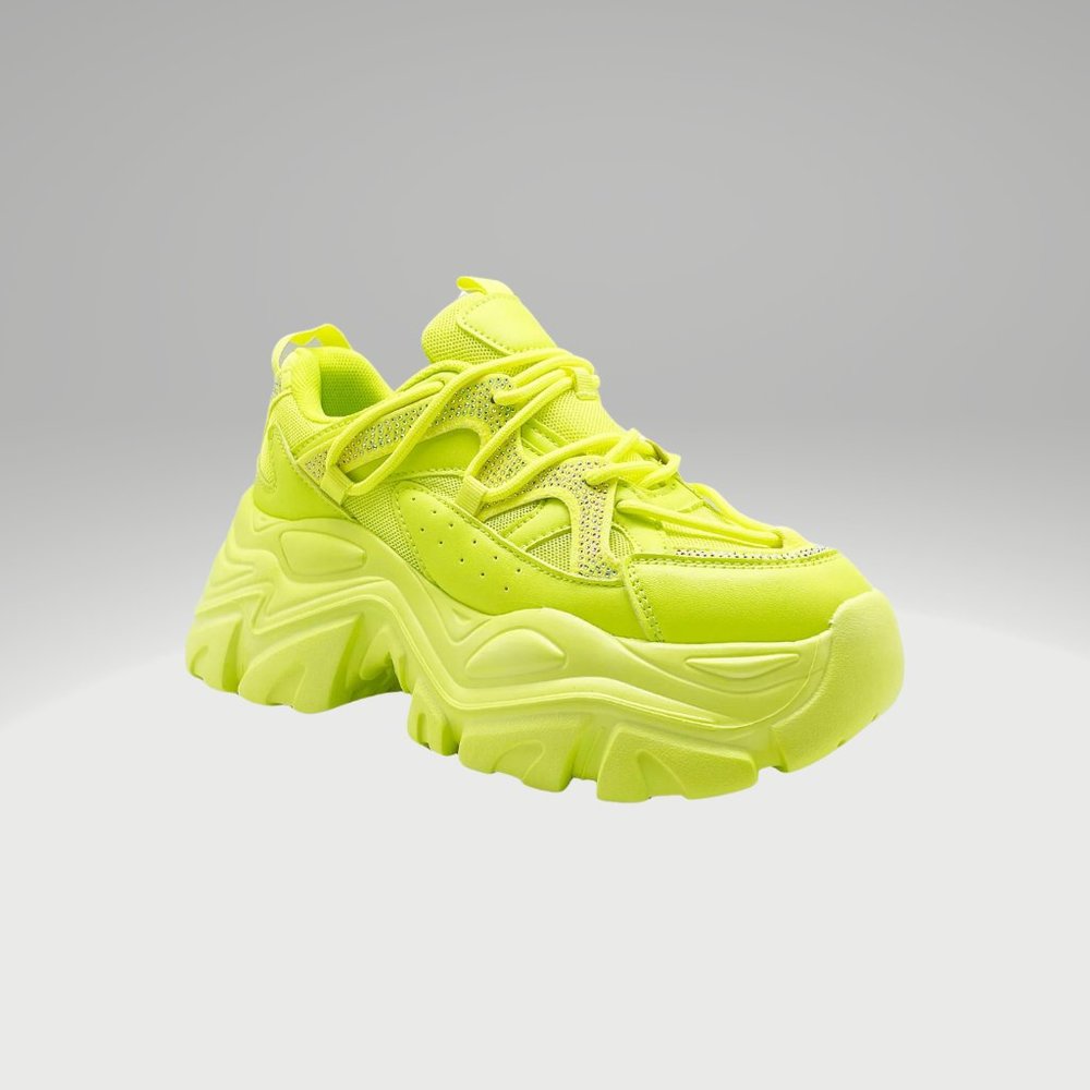 Neon Green Athletic Shoes - Picture 6 of 6